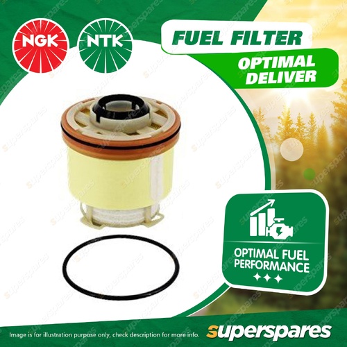 1 x NTK Fuel Filter - FLFL0005 Refer Ryco R2724P Wesfil WCF207NM 90mmx90mmx90mm