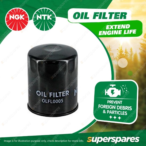 1 x NTK Oil Filter - OLFL0005 Refer Ryco Z929 Wesfil WCO173NM 88mmx88mmx105mm