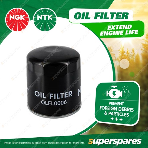 1 x NTK Oil Filter - OLFL0006 Refer Ryco Z313 Wesfil WZ313NM 105mmx105mmx130mm