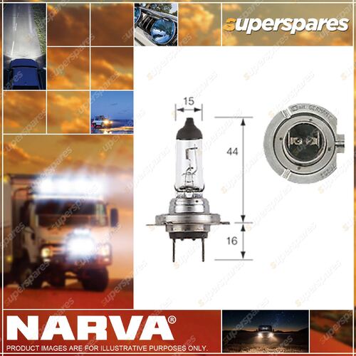 Narva Brand H7 Halogen Globe 24 Volt 70W Px26D 48728BL Premium Quality