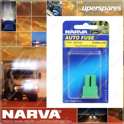 Narva Female Fuse Link 40 Amp 53040Bl BLister Type Pack Premium Quality