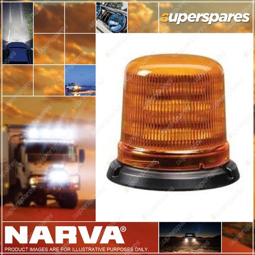 Narva Eurotech Led Strobe Rotator Light Amber With 6 Selecta 12 24 Volt 85260A