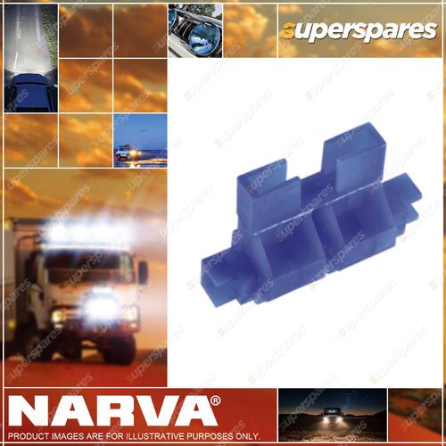 Narva Quick Connect In-Line Standard Ats Blade Fuse Holder 20A Amp 54401Bl