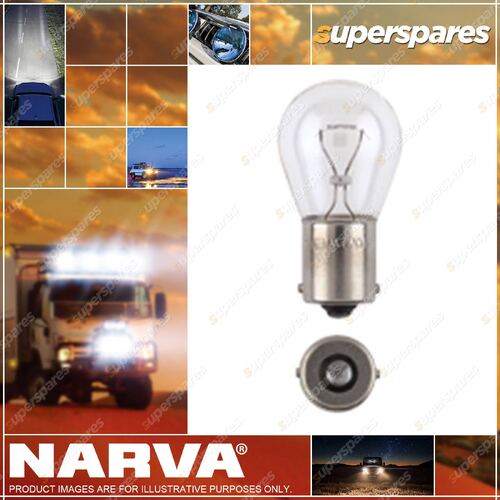 Narva Stop Tail And Indicator Globe 21W Ba15S S-25mm P21W 12V 17635 Box of 10