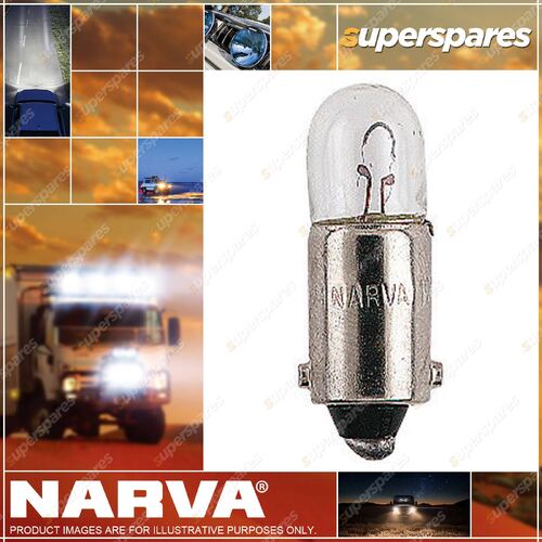 Narva Instrument Licence Plate Globe 12 Volt 4W for benz - Blister Pack Of 2
