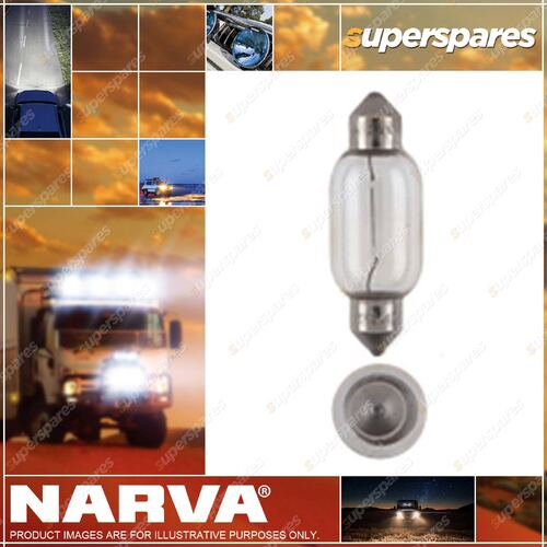 Narva Festoon Globe 12V 10W 15 X 41mm Sv8-5.8 T-15mm Pack X10 47265 Box of 10