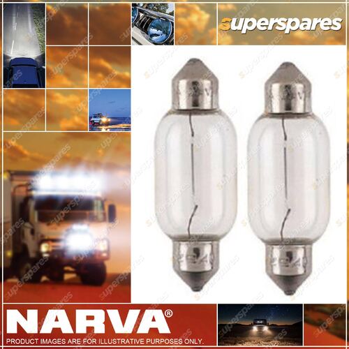 Narva Festoon Globe 24V 21W 15X41mm 47280Bl Blister Pack - Blister Pack Of 2