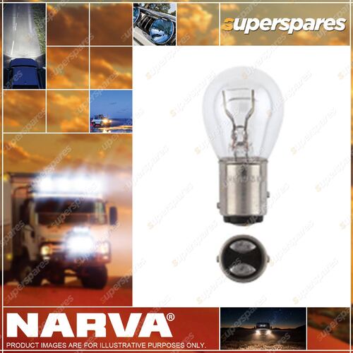 Narva Stop Tail & Indicator Globe 24V 21 5W Bay15D Offset Pins S-25mm Box of 10