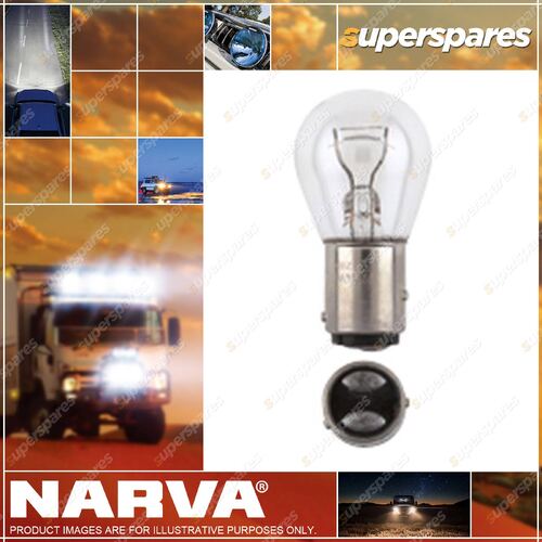 Narva Stop Tail & Indicator Globe 21/4W Baz15D Offset Pins S-25mm Box of 10