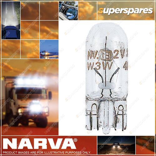 Narva Wedge Globe 12V 5W W2.1 X 9.5D T-10mm for Holden commodore Blister of 2