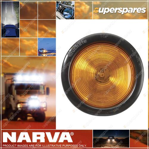 Narva Led Rear Direction Indicator Lamp Kit Amber Vinyl Grommet 10-30 Volt 94440