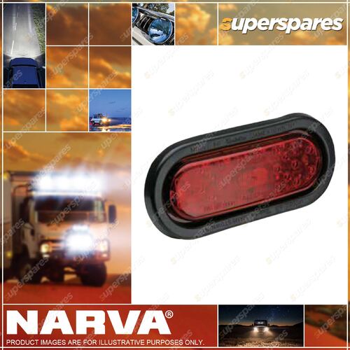 Narva Led Rear Stop Tail Lamp Kit Red With Vinyl Grommet 12 Volt 96060