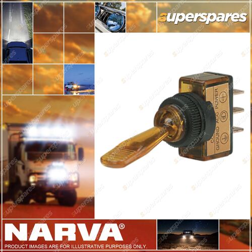 Narva Switch Toggle Illuminated On Off Red 60053BL Premium Quality