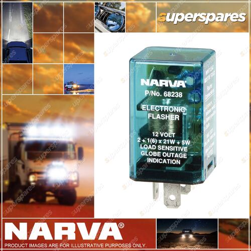 Narva 12 Volt 3 Pin Electronic Flasher Suit for indicator and hazard 68238BL