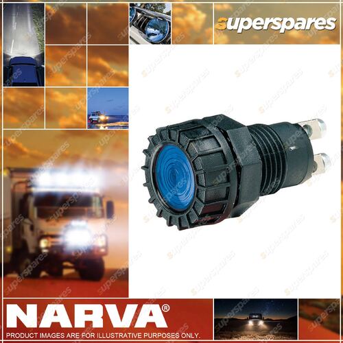 Narva 12 Volt Pilot Lamp - Blue 62071Bl BLister Type Pack Premium Quality