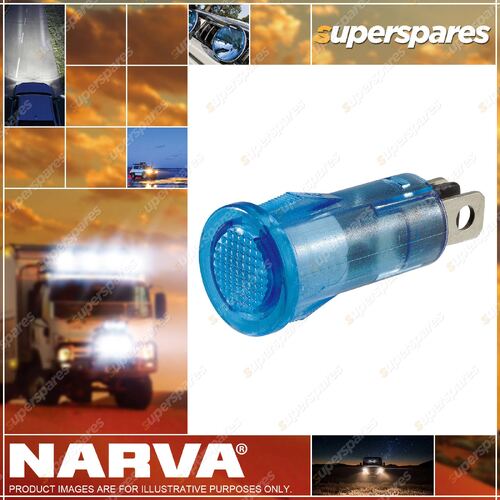 Narva 12 Volt Pilot Lamp With BLue Led 62027BL Blister Pack Premium Quality