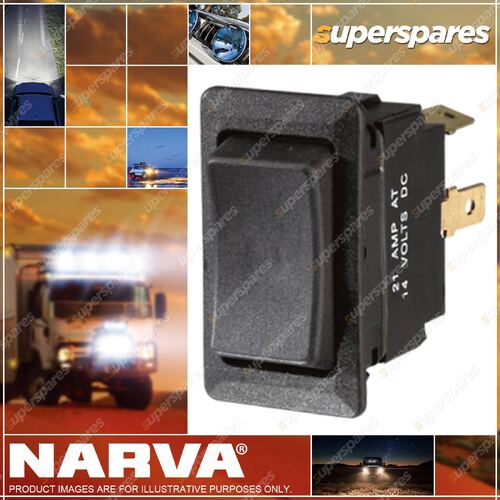 Narva Off/On/On Heavy-Duty Rocker Switch - Headlamp/Wiper 63051Bl