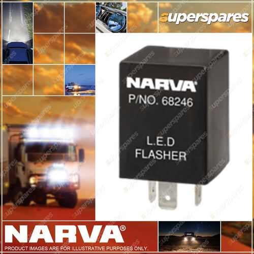 Narva Led Flasher For Truck And Trailer 12 Volt 3 Pin 68246Bl Premium