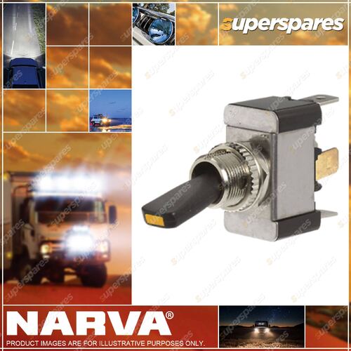 Narva Off/On Heavy-Duty Toggle Switch With Red Led 60283Bl Premium Quality