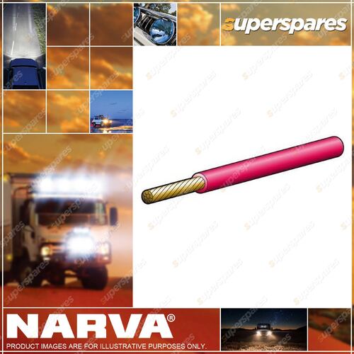 Narva Single Core Battery And Starter Cable 30 Meters Red 140Amp 5806-30Rd