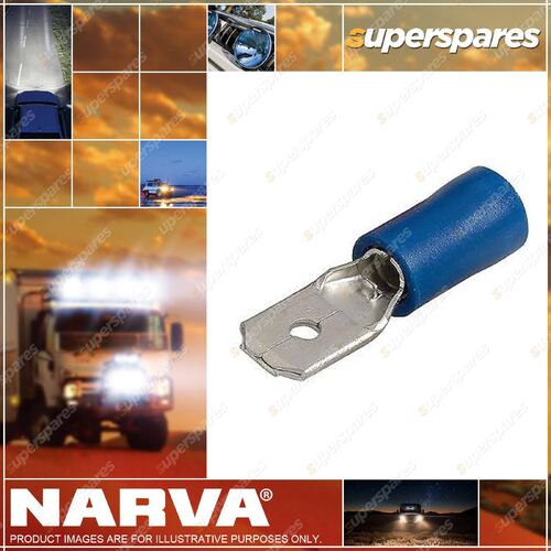 Narva Insulated Blade Terminals Male 4 mm Pack Of 14 56022Bl Premium Quality