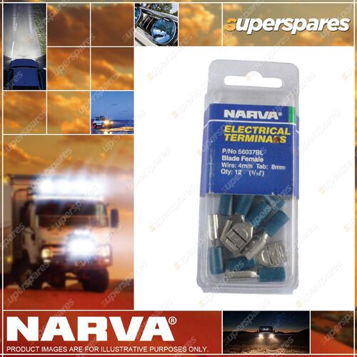 Narva Terminals Female Blade 5mm - 4mm BLue 56037BL Premium Quality