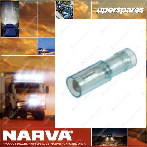 Narva Insulated Bullet Terminals Female Wire Size 4 mm Pack Of 10 56053Bl