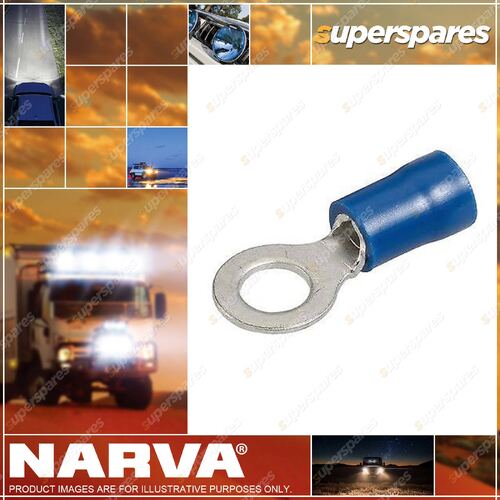 Narva Insulated Ring Terminals 4 mm Pack Of 25 56078Bl Premium Quality