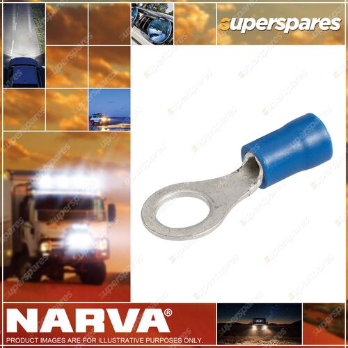 Narva Ring Terminal Flared Vinyl Insulated Eye Terminal 4mm Wire 56180