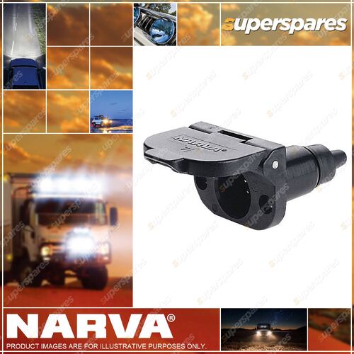 Narva Trailer Socket 7 Pin Small Round Plastic 82022Bl Premium Quality