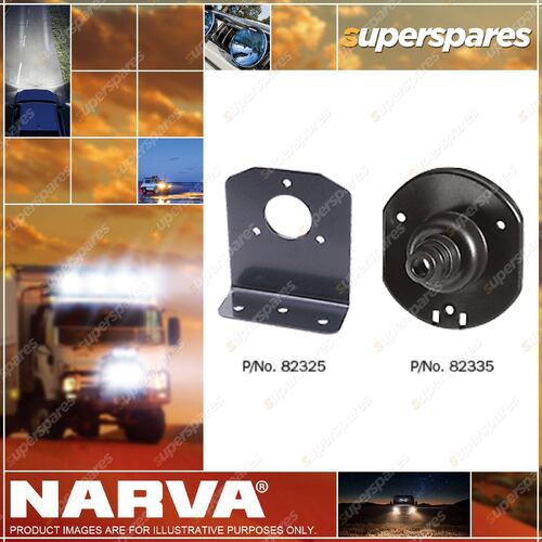 Narva Angled Bracket For Large Round Plastic 82325BL Premium Quality