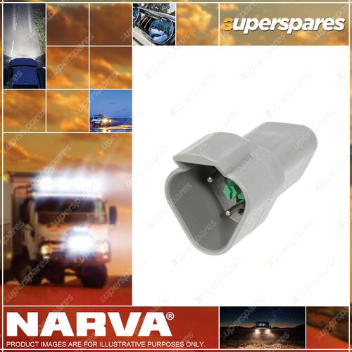 Narva 3 Way Male Waterproof DEUTSCH Connector Housings With Wedges & Terminals