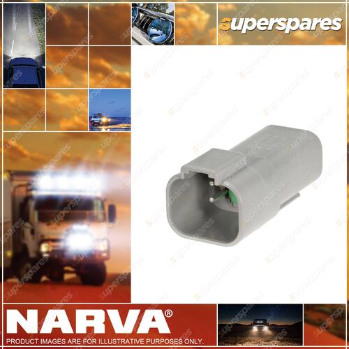 Narva 4 Way Male Waterproof DEUTSCH Connector Housings With Wedges & Terminals