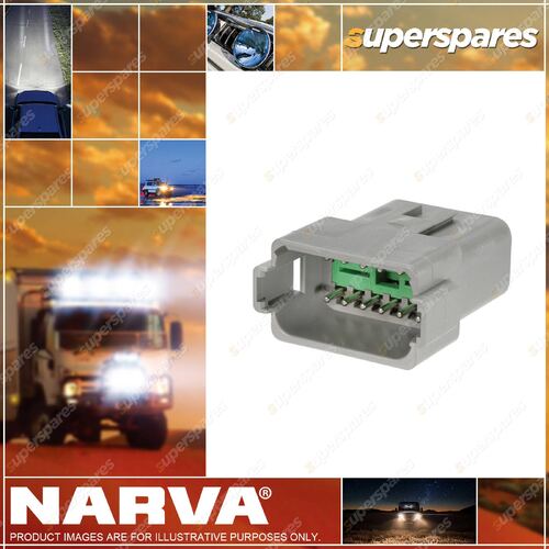 Narva 12 Way Male Waterproof DEUTSCH Connector Housings With Wedges & Terminals