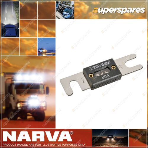 Narva 80  Amps ANL Type Fuse Blister Pack Of 1 Part NO. of 53908BL