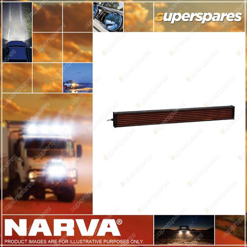 Narva 12 Volt 40 Road Alert Message Kit Red Color Part NO. of 85004R