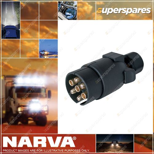 Narva 7 Pin Quickfit Trailer Plug 1 Blister Pack Part NO. of 82185BL