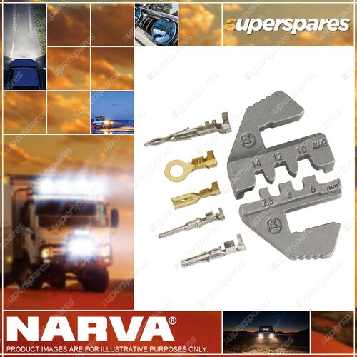 Narva Replacement Head I2 Single Crimp Suits MC4 Non-Insulated Terminals