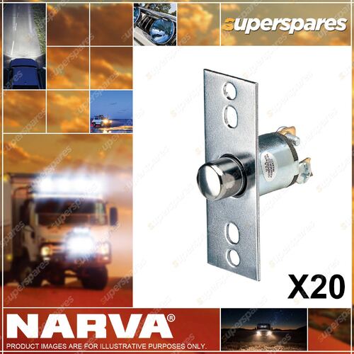 Narva Universal Door Switch As above Bulk Pack Of 20 Mounting Opening 18mm