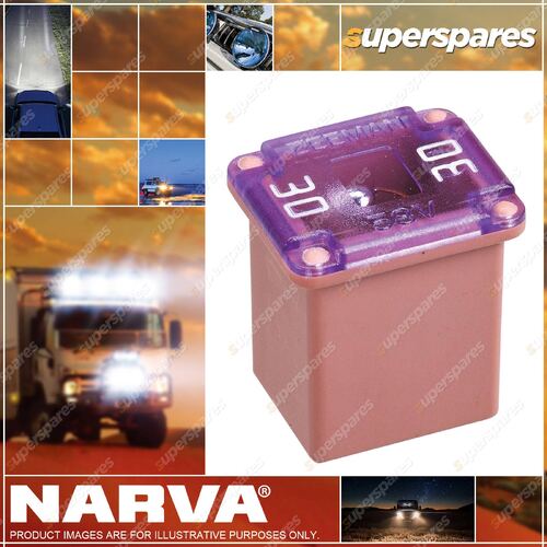 Narva 30 Amp Pink Color LJC Fusible Link Blister Pack Of 1 Part NO. of 51030BL