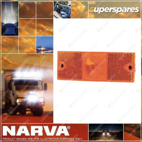 Narva Amber Lens And Housing Suit 87110 Part NO. of 87115 for Side Marker Lamp