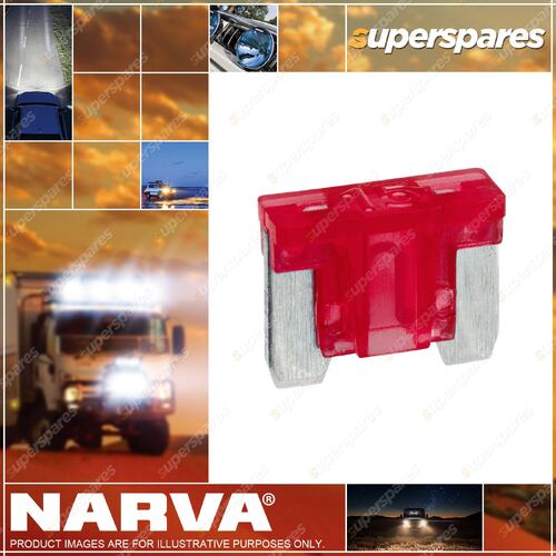 Narva 10 Amp Brown Color Micro Blade Fuse Box Of 25 Part NO.of 52510