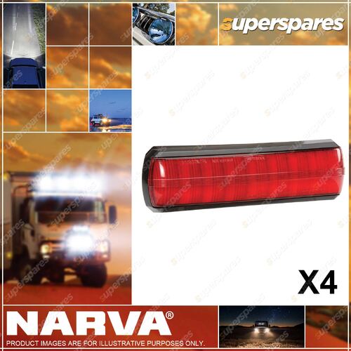 Narva 10¨C30 Volt Model 38 LED Slimline Rear Stop/Tail Lamp Red Color