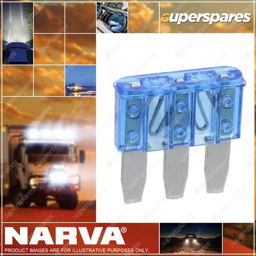 Narva 15 Amp Blue Color Micro 3 Blade Fuse Box Of 25 Part NO.of 51215