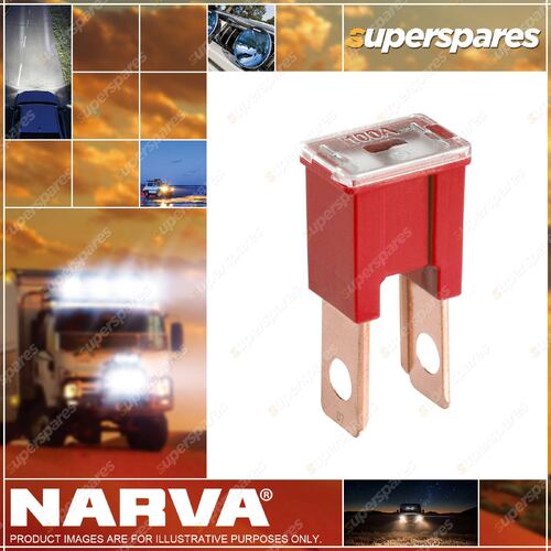 Narva 50 Amp Red Color Male Plug In Fusible Link Blister Pack Of 1