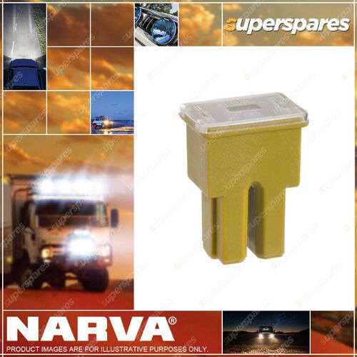 Narva 60 Amp Yellow Color Female Plug In Fusible Link Box of 10 Part NO.of 53060