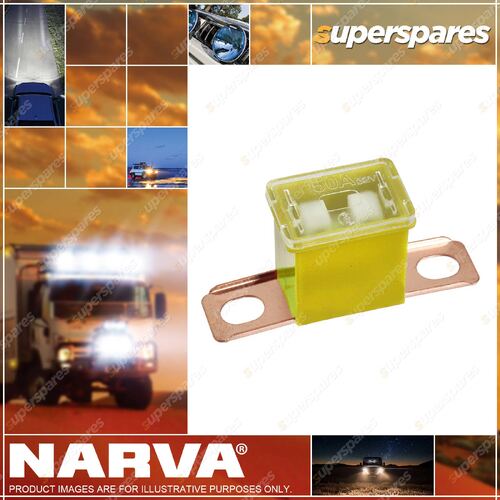 Narva 60 Amp Yellow Color Fusible Link - Short Tab Blister Pack Of 1