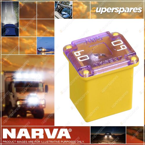 Narva 60 Amp Yellow Color Female MINI LJC Fusible Links Box of 10