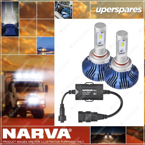 Narva HB3 Globe 12 Volt / 24 Volt LED Headlight Conversion Kit Part NO.of 18005