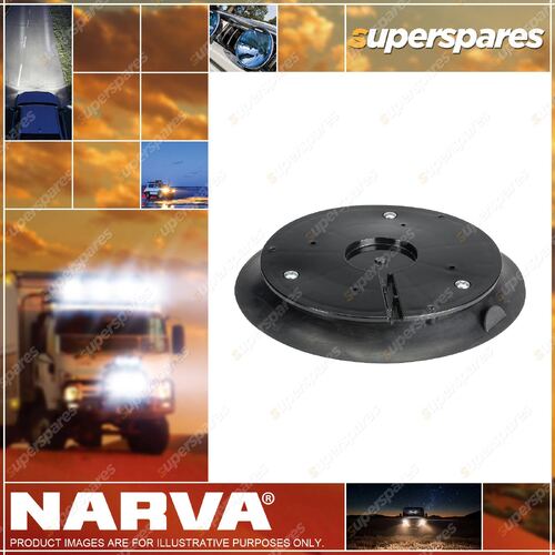 Narva Hi Optics Baby Rotating Beacon Single Bolt Mount Amber 12/24 Volt